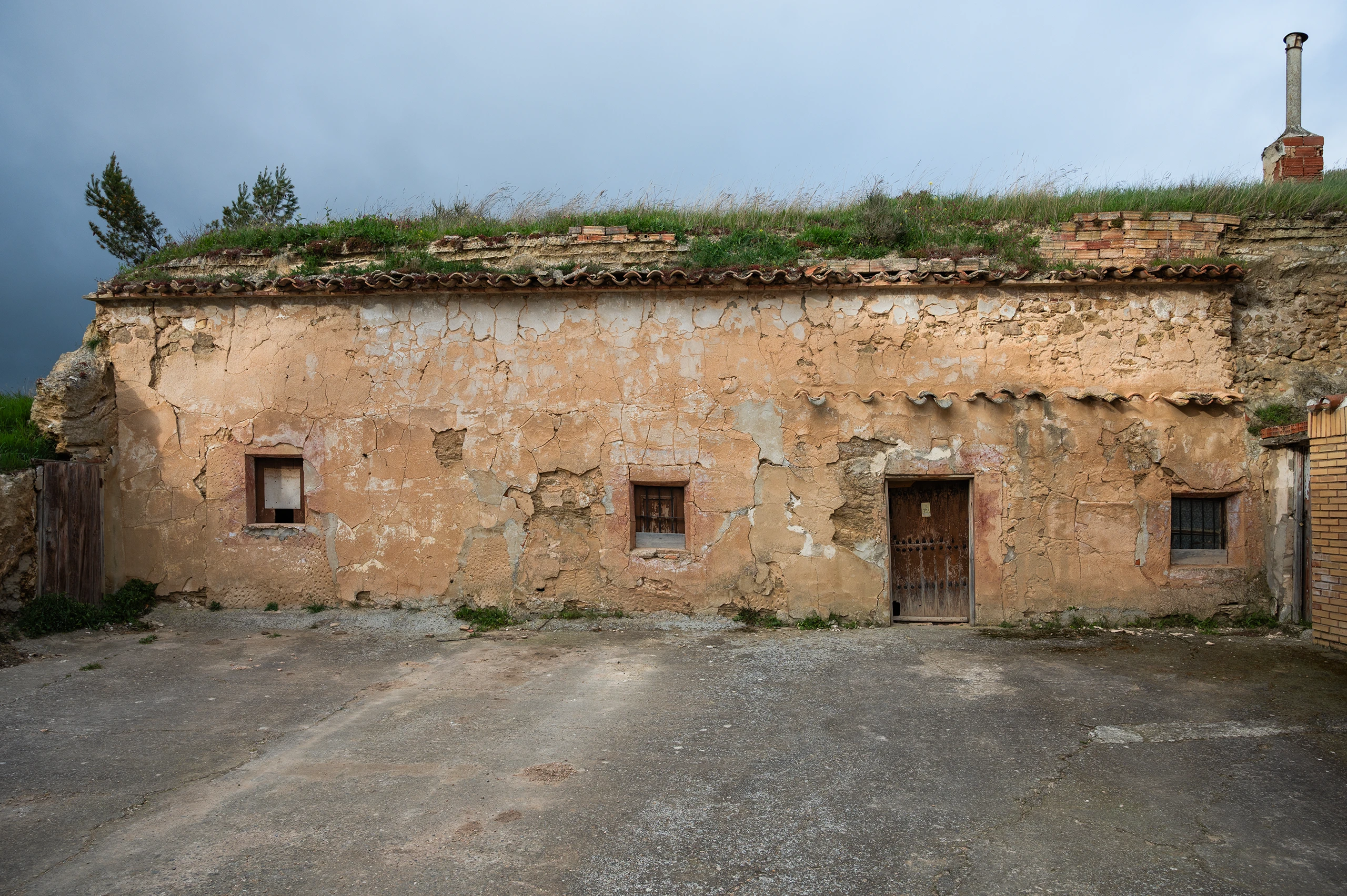 Arquitectura excavada en la ladera